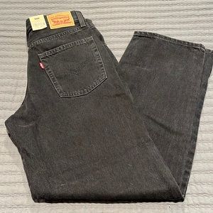 Levi’s Black Baggy wide leg jean